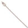 9ct White Gold Cubic Zirconia Bracelet 7"