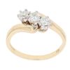 18ct Yellow Gold 0.50ct Brilliant Cut Diamond Trilogy Ring