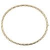 9ct Yellow Gold Twist Patterned Bangle