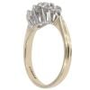 9ct Yellow Gold 0.20ct Diamond Cluster Ring