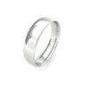 Platinum 5mm Slight Court Wedding Band