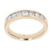 9ct Yellow Gold 0.50ct Brilliant Cut Diamond Half Eternity Ring