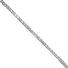 Lab Grown 9ct White Gold 2.00ct Diamond Tennis Bracelet 7"