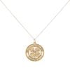 9ct Yellow Gold Celtic Football Club Pendant And Chain 18"