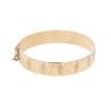 9ct Yellow Gold Patterned Bangle