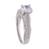 Silver Cubic Zirconia Solitaire Ring by Icesia