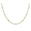 14ct Yellow and White Gold Greek Key Fancy Chain 24"