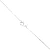 9ct White Gold 0.10ct Diamond Fancy Pendant And Chain 18"
