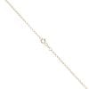 14ct Yellow Cubic Zirconia Blue Gemstone Pendant 24"