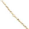 14ct Yellow Gold Belcher Bar Link Chain 24"