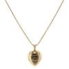 18ct Yellow Gold Heart Locket Pendant and Chain 22"
