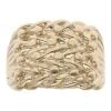9ct Yellow Gold Four Row Keeper Ring