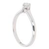 18ct White Gold 0.20ct Brilliant Cut Diamond Solitaire Ring