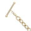 9ct Yellow Gold T-Bar Belcher Bracelet 7"