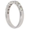 9ct White Gold 1.00ct Brilliant Cut Diamond Half Eternity Ring