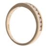 18ct Yellow Gold 0.25ct Channel Set Diamond Half Eternity Ring