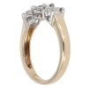 9ct Yellow Gold 0.25ct Brilliant Cut Diamond Trilogy Ring