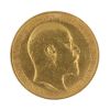 1908 Edward VII Half Sovereign Coin
