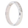 Platinum 0.33ct Baguette Cut Diamond Half Eternity Ring