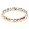 9ct Yellow Gold Cubic Zirconia Full Eternity Ring