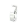 18ct White Gold 5mm Soft Chamfered Edge Wedding Band