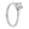 Platinum 0.71ct Diamond Solitaire Ring