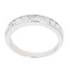 18ct White Gold 0.70ct Brilliant Cut Diamond Half Eternity Ring