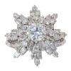 18ct White Gold 2.75ct Diamond Cluster Ring