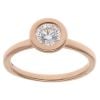 18ct Rose Gold 0.50ct Brilliant Cut Diamond Solitaire Ring