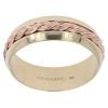 9ct Yellow and Rose Gold Clogau Patterned Wedding Band 7.8mm