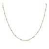 9ct Yellow and White Gold Beaded Chain 18"