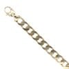 9ct Yellow Gold Curb Bracelet 8"