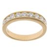 18ct Yellow Gold 0.75ct Brilliant Cut Diamond Half Eternity Ring