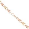 9ct Yellow And Rose Gold Tulip Chain 26"