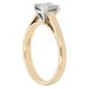 18ct Yellow Gold 1.00ct Princess Cut Diamond Solitaire Ring