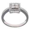 18ct White Gold 0.50ct Diamond Cluster Ring