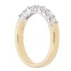 18ct Yellow Gold 0.50ct Brilliant Cut Diamond Half Eternity Ring