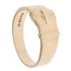 9ct Yellow Gold Plain Buckle Ring