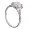 18ct White Gold 1.70ct Cushion And Brilliant Cut Diamond Cluster Ring