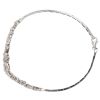 14ct White Gold Cubic Zirconia Bracelet 7"