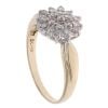 9ct Yellow Gold 0.50ct Brilliant Cut Diamond Cluster Ring