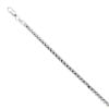 Silver Oval Franco Bracelet 8" By Icesia