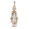 9ct Yellow Gold Multi Gemstone Moveable Clown Pendant