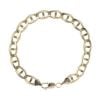 9ct Yellow Gold Anchor Bracelet 9.5"