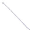 9ct White Gold Cubic Zirconia Tennis Bracelet 7.5"