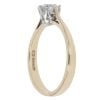 9ct Yellow Gold Cubic Zirconia Solitaire Ring