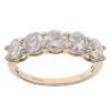 14ct Yellow Gold 2.00ct Brilliant Cut Diamond Five Stone Ring