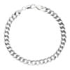 Silver Curb Bracelet 8.5" by Icesia