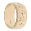 9ct Yellow Gold Patterned Wedding Band 8.9mm