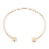 9ct Yellow Gold Plain Torque Bangle